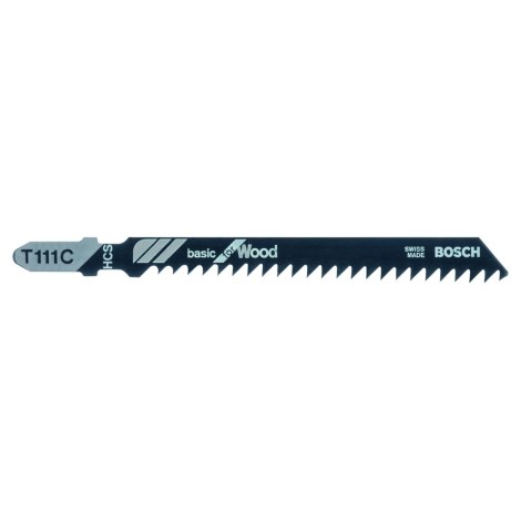 Pjūkleliai siaurapjūkliui Bosch T111C; 100 mm; 2 vnt.