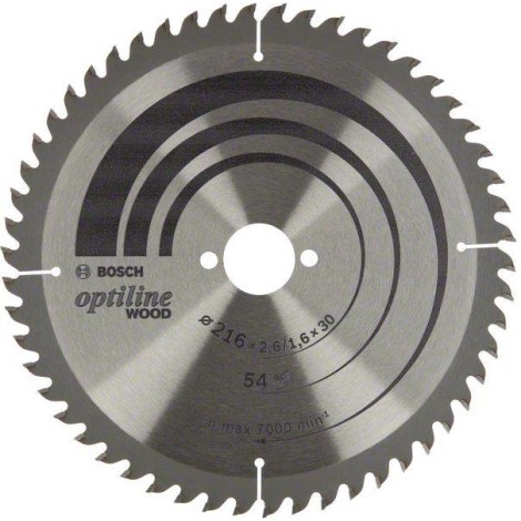 Pjovimo diskas Bosch 2608838411; 216x30 mm; Z54
