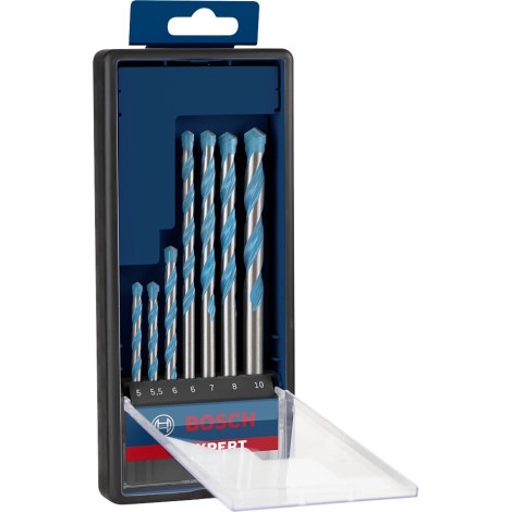 Universalių grąžtų komplektas Bosch 2608900648; 5-10 mm; 7 vnt.