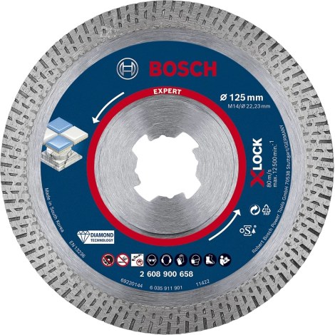 Deimantinis pjovimo diskas Bosch 2608900658; 125 mm