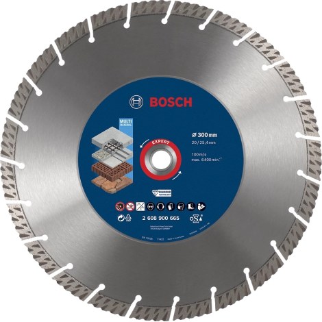 Deimantinis pjovimo diskas Bosch 2608900665; 300 mm