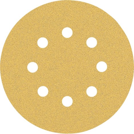 Šlifavimo popierius Bosch C470; 125 mm; G80, 5 vnt.