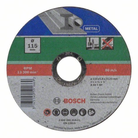Abrazyvinis pjovimo diskas Bosch 2609256319; 230x22,23 mm