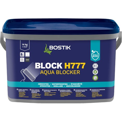 Hidroizoliacija Bostik Block H777 Aqua Blocker; 14 kg