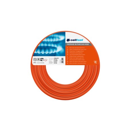 Žarna buitinėms dujoms Cellfast 20-002; 9,0x2,5 mm; 50 m