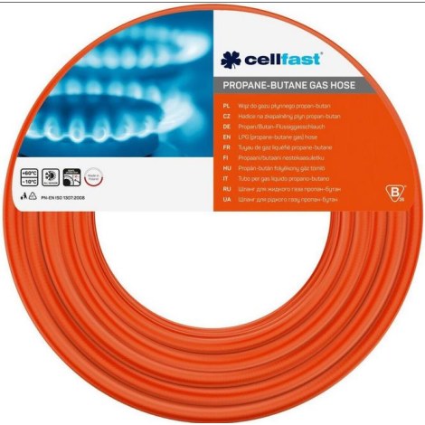 Žarna buitinėms dujoms Cellfast 20-680; 9 mm; 60 m