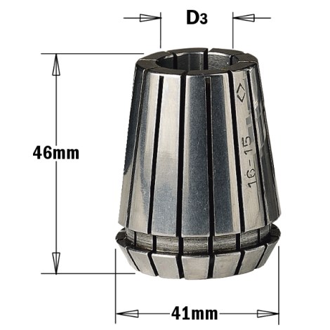 Įvorė CMT ER40 184.122.00; 12 mm 