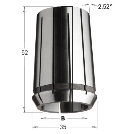 Įvorė CMT 185.160.16; 16 mm 