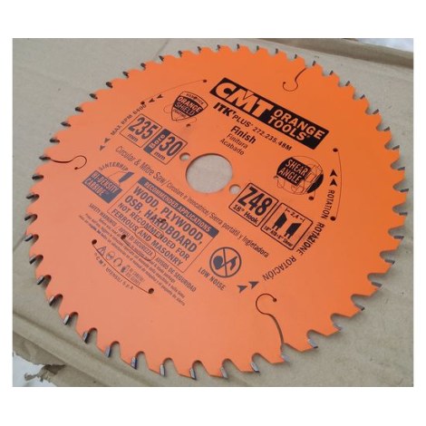 Pjovimo diskas medienai CMT 272; 235x2,4x30,0 mm; Z48; 18° 