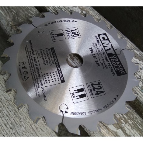 Pjovimo diskas aliuminiui CMT 284; 160x2.2x20; Z24; 5° 