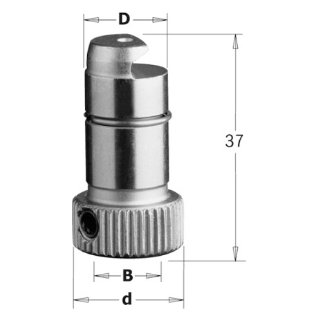 Laikiklis grąžtams CMT 360.001.01; D=15 mm, RH 