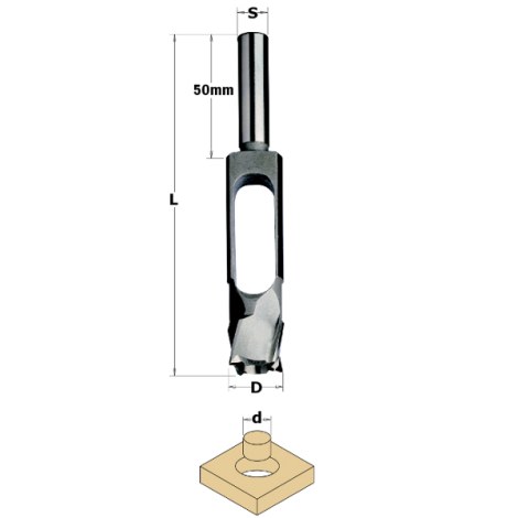 Išpjaunamoji kaiščių freza CMT 529.200.31; D=20 mm; RH 