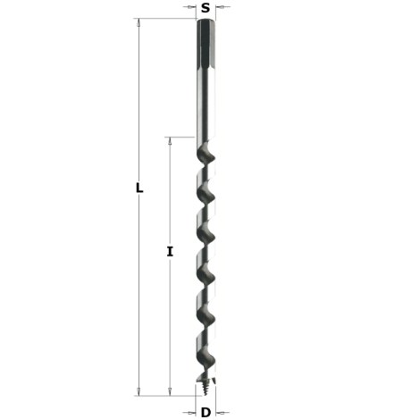 Grąžtas medienai CMT 542.100.51; 10 mm 