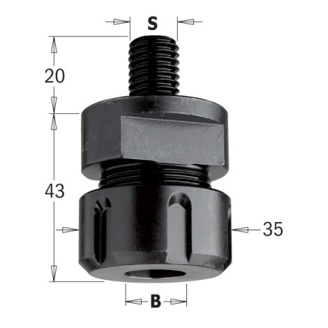 Griebtuvas CMT 796.142.00; S=M14X2 mm 