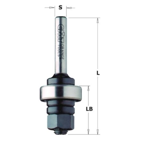 Frezos kotas CMT 924.080.10; S=8 mm; L=61 mm; su guoliu