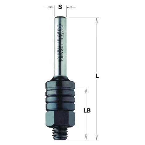Frezos kotas CMT 924.120.00; S=12 mm; L=67,5 mm; su guoliu