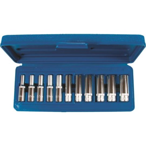 Sukimo galvučių komplektas Condor Werkzeug C1009/14; 1/4''; 4-13 mm; 11 vnt.