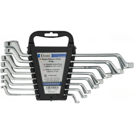 Raktų komplektas Condor Werkzeug C1012-8H; 6-22 mm; 8 vnt.