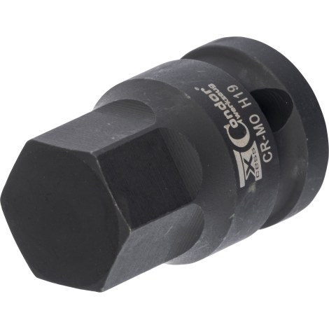 Smūginis sukimo antgalis Condor Werkzeug C12022/K19; 1/2''; HEX 19; 40 mm