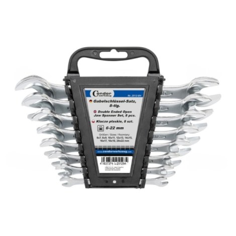 Raktų rinkinys Condor Werkzeug C2512-8H; 6-22 mm; 8 vnt.