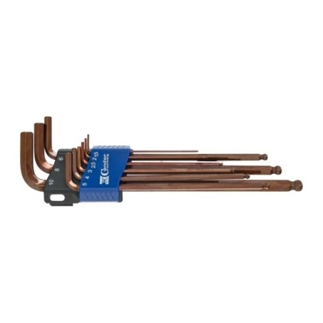 Šešiakampių raktų rinkinys Condor Werkzeug C38002; HEX 1,5-10 mm; 9 vnt.