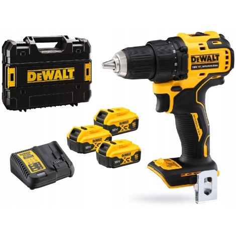 Suktuvas-gręžtuvas DeWalt DCD708P3T-QW; 18 V; 3x5,0 Ah akum.