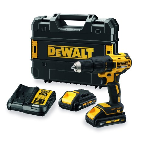 Suktuvas-gręžtuvas DeWalt DCD777L2T; 18 V; 2x3,0 Ah akum.