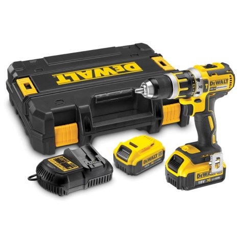 Smūginis suktuvas-gręžtuvas DeWalt DCD795M2; 18 V; 2x4,0 Ah akum.