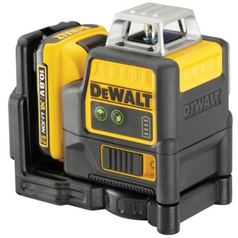 Lazerinis nivelyras DeWalt DCE0811D1G žalias