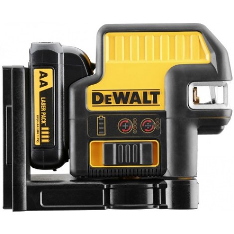 Kryžminis lazerinis nivelyras DeWalt DCE0822LR raudonas