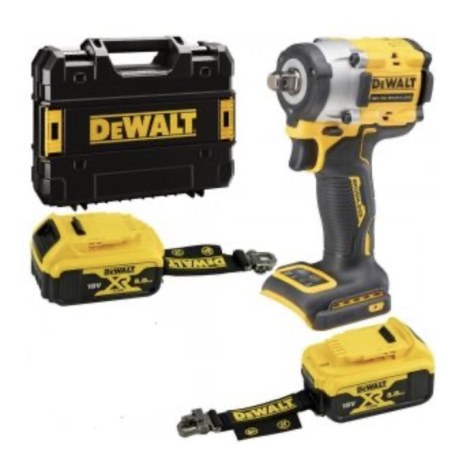 Smūginis veržliasūkis DeWalt DCF921P2LRT-XJ; 18 V; 2x5,0 Ah akum.