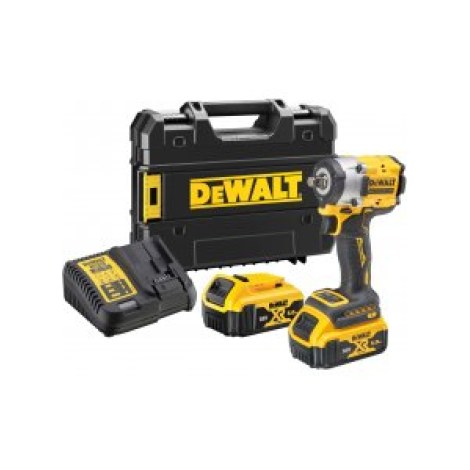 Smūginis veržliasukis DeWalt DCF921P2T-QW; 18 V; 2x5,0 Ah akum.