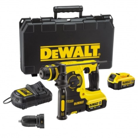 Perforatorius DeWalt DCH253M2TS; 2,1 J; SDS-plus; 18 V; 2x4,0 Ah akum.