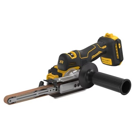 Juostinis šlifuoklis DeWalt DCM200N-XJ; 18 V (Be akumuliatoriaus ir pakrovėjo)