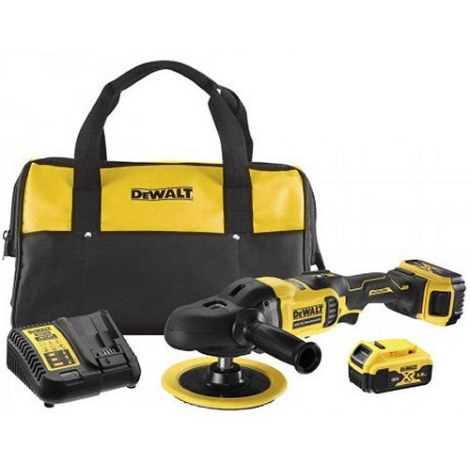 Poliruoklis DeWalt DCM849P2-QW; 18 V; 2x5,0 Ah akum.