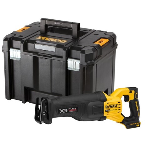 Akumuliatorinis tiesinis pjūklas DeWalt FlexVolt DCS386NT; 18 V (be akumuliatoriaus ir pakrovėjo)
