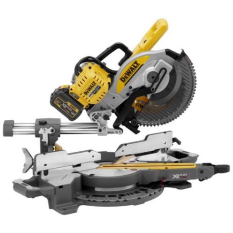 Skersinio pjovimo staklės DeWalt DCS727T2Q-QW; 54 V; 2x6,0 Ah akum.