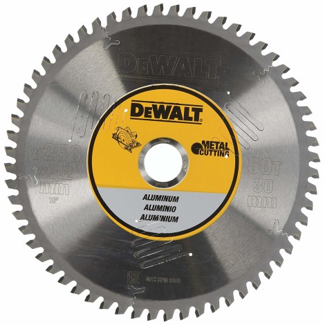 Pjovimo diskas metalui DeWalt; 250x3,2x30,0 mm; Z60; -5° 