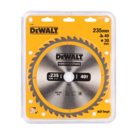 Pjovimo diskas medienai DeWalt DT1955; 235x30 mm; 40T 