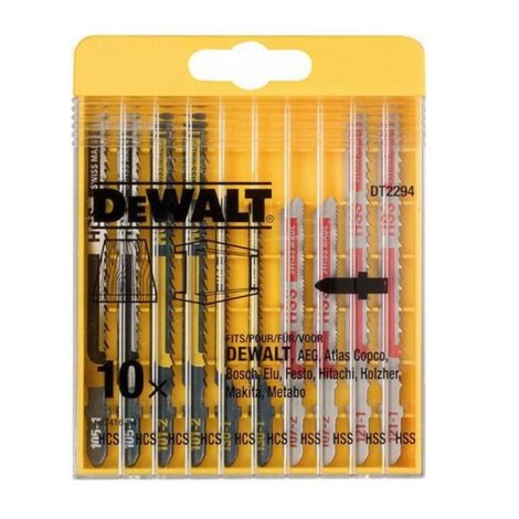 Pjūklel. kompl.  DeWalt DT2165; DT2177; DT2050; DT2160; DT2163; 10 vnt.