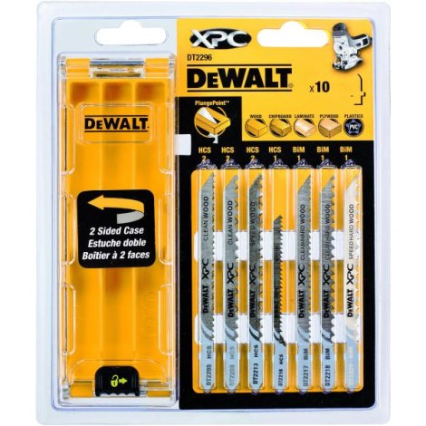 Pjūkleliai siaurapjūkliui DeWalt DT2296-QZ; 10 vnt.