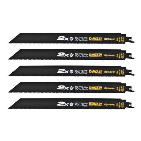 Tiesinio pjūklo pjūkleliai DeWalt DT2409L-QZ; 5 vnt.