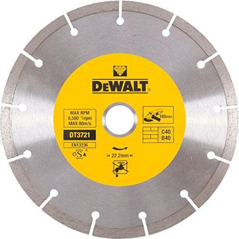 Deimantinis pjovimo diskas DeWalt DT3721-QZ; 180 mm