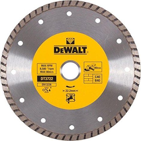 Deimantinis pjovimo diskas DeWalt DT3722-QZ; 180 mm