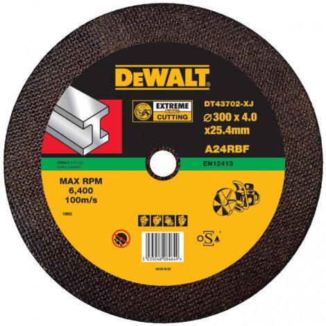 Abrazyvinis pjovimo diskas DeWalt DT43702-XJ; 300 mm