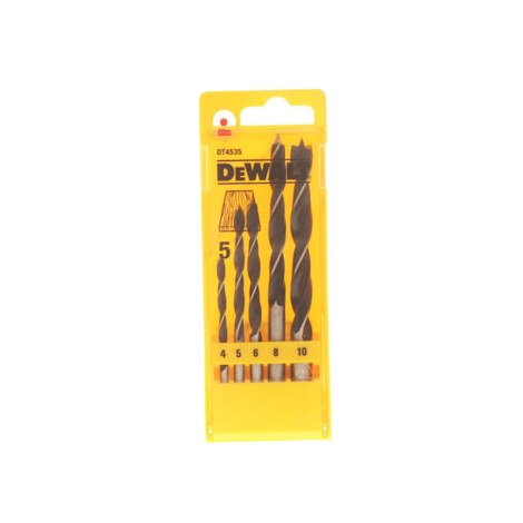 Grąžtų komplektas medienai DeWalt; 4-10 mm; 29 vnt.