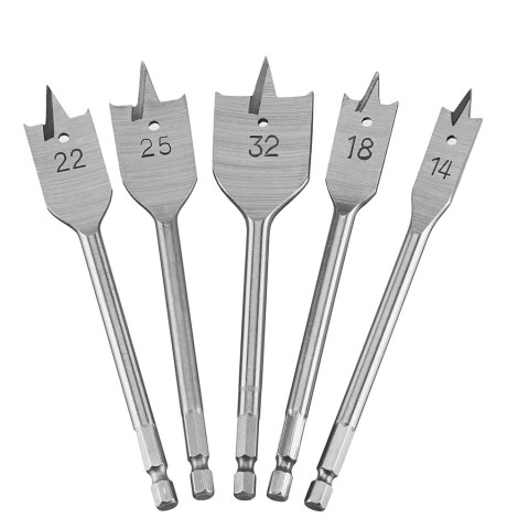 Plunksninių grąžtų komplektas medienai DeWalt DT4798-QZ; 14-32 mm; 5 vnt.