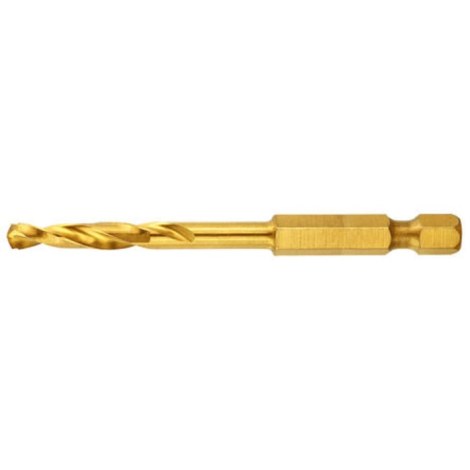 Grąžtas metalui DeWalt DT50005; HSS-Tin; 4,5x43/74,5 mm; smūginiui gręžtuvui
