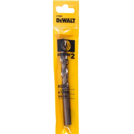 Grąžtas metalui DeWalt Extreme2, DIN 338; 13x151 mm 