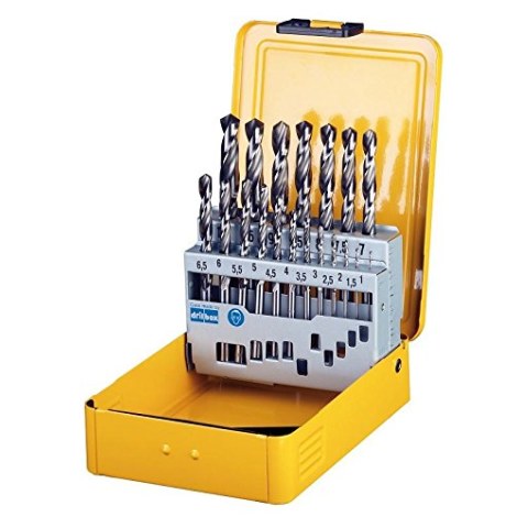 Grąžtų komplektas metalui DeWalt HSS-G; 1-10 mm; 19 vnt.